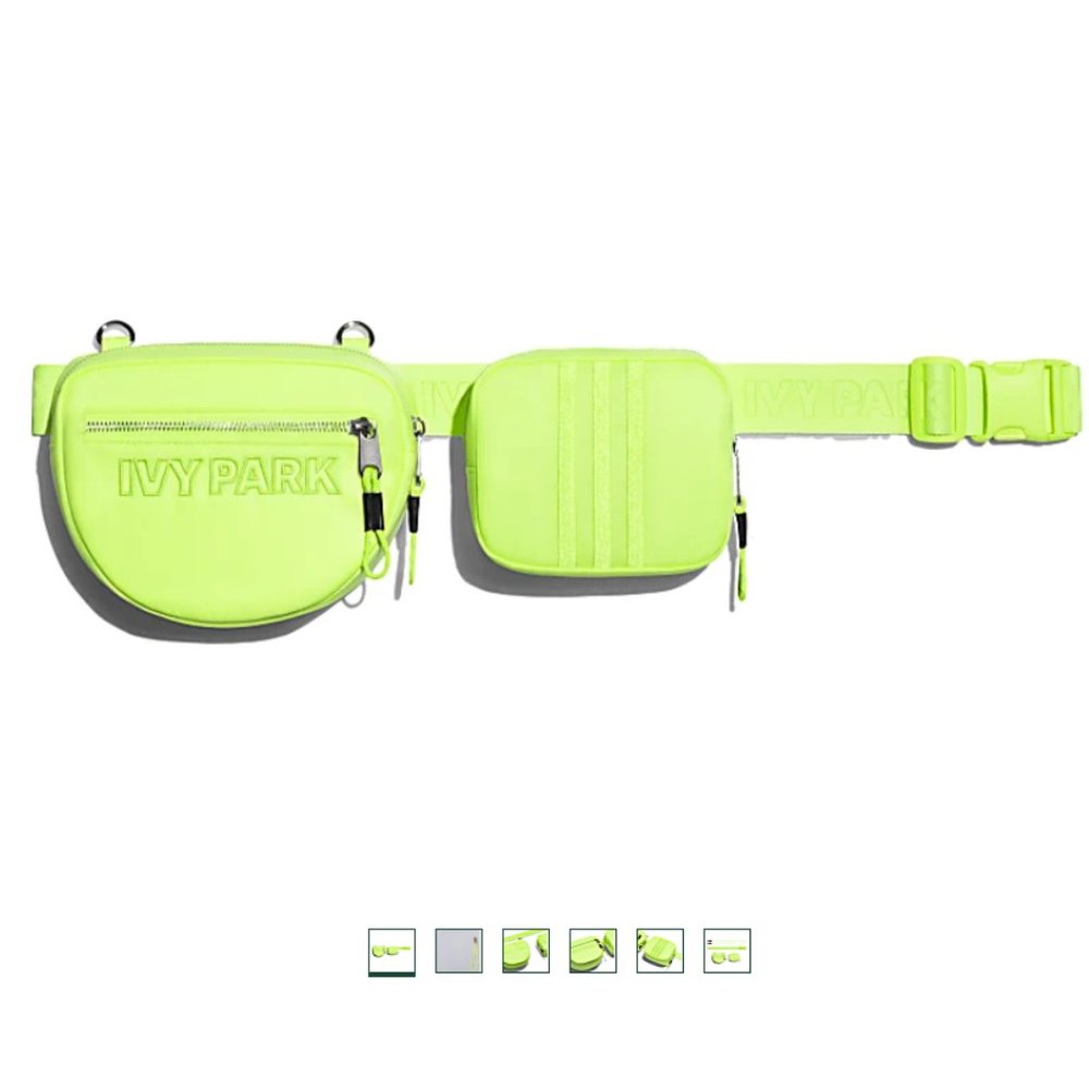IVY PARK x ADIDAS BELT BAG YELLOW TINT